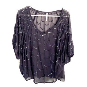 Willow and Clay beaded pullover